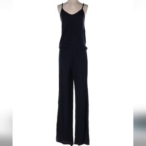 Splendid Black Straight Leg Jumpsuit M
